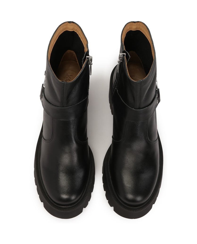 Kazar-Reißverschlussstiefel-mit-breiten-Absätzen-schwarz