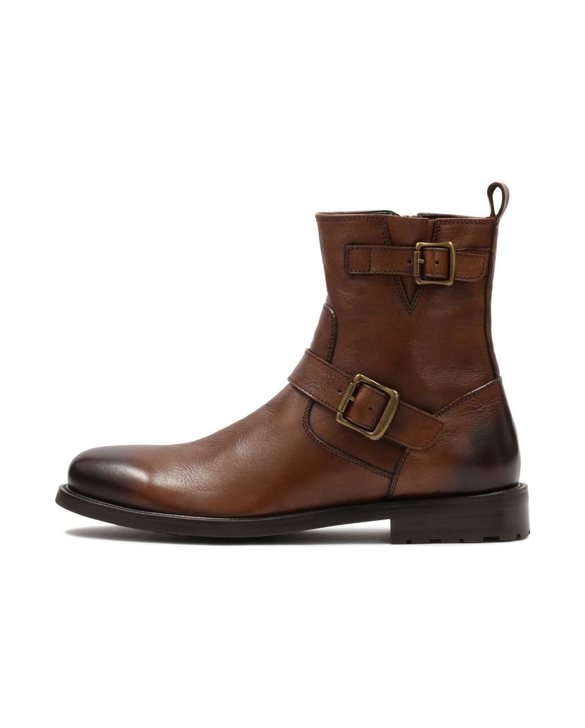 Kazar-Herrenstiefel-aus-braunem-Leder-mit-Reißverschluss-braun
