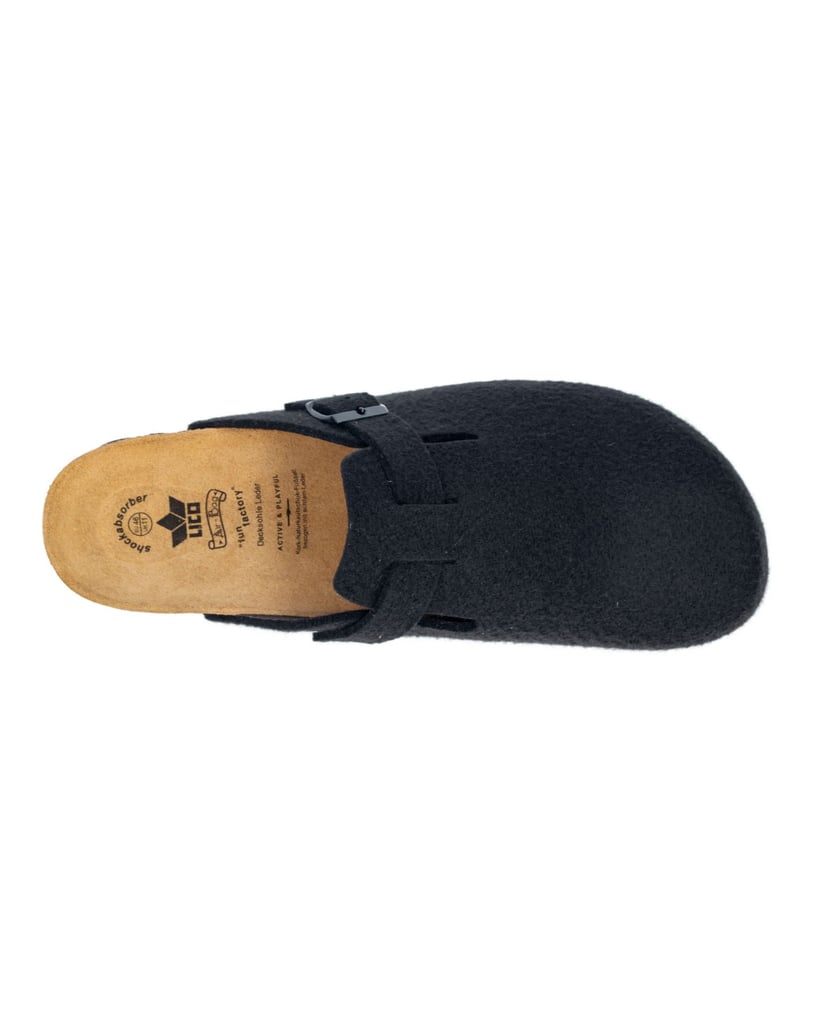 Lico-Pantolette-Bioline-Clog-Nature-schwarz