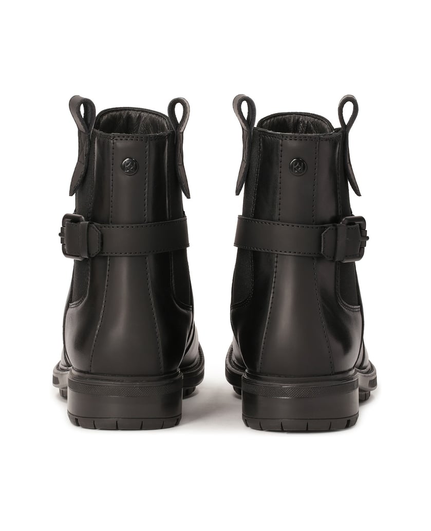 Kazar-Schnürstiefel-aus-Leder-für-Männer-schwarz
