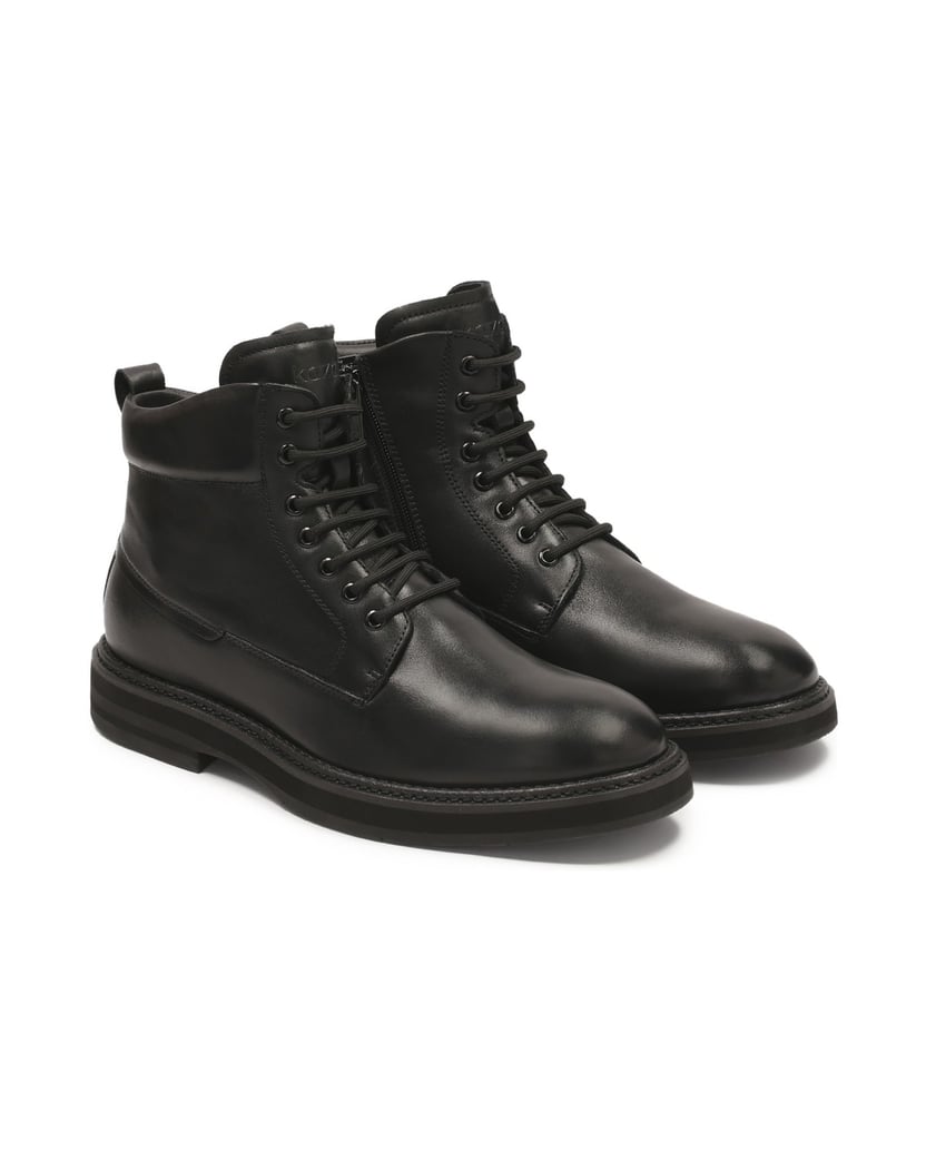Kazar-Schwarze-Allzweck-Lederstiefel-schwarz