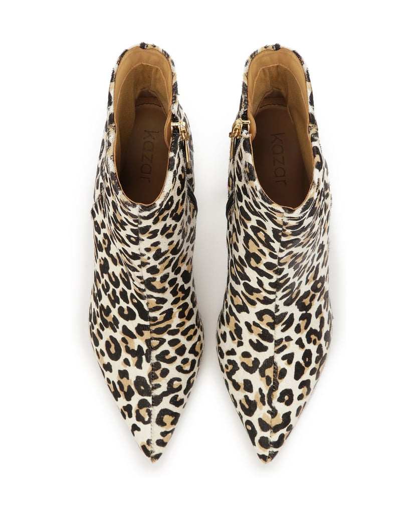 Kazar-Fleckige-Lederstiefel-mit-Naturborsten-multicolor