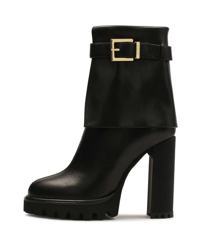 Kazar-Schwarze-Lederstiefel-mit-umgeschlagenem-Schaft-schwarz