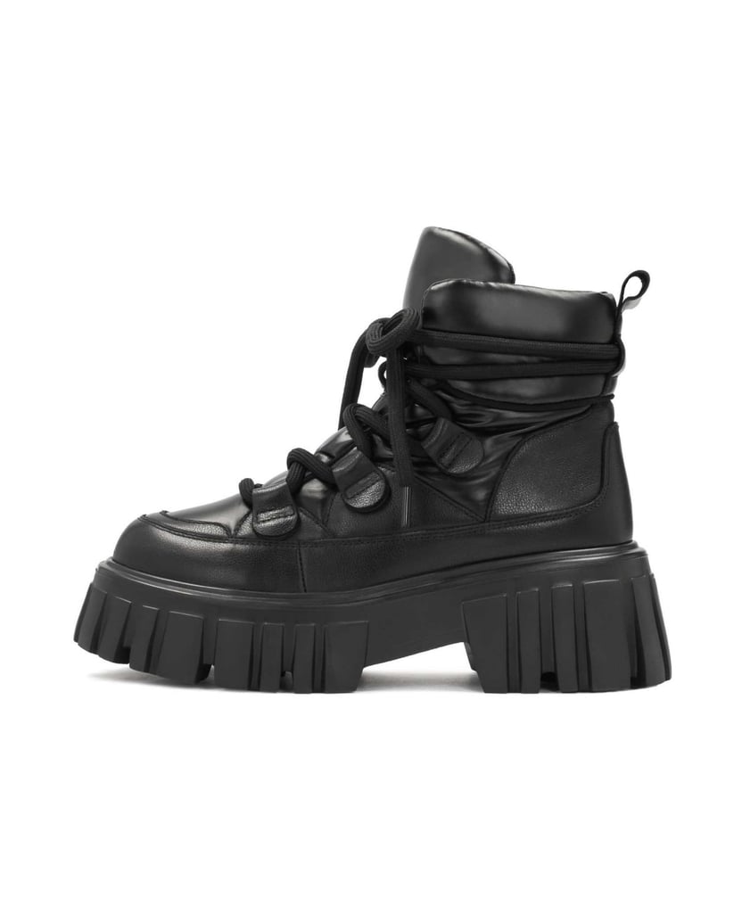 Kazar-Schwarze-Stiefel-mit-massiver-Sohle-und-weichem-Schaft-schwarz