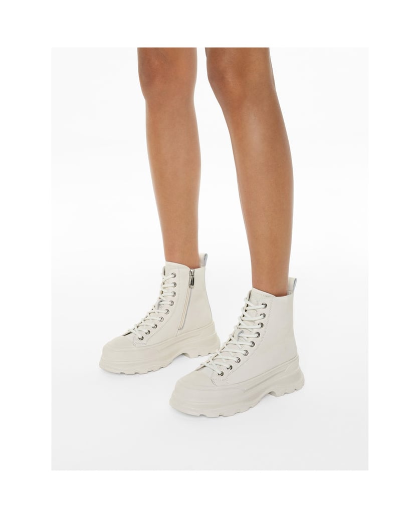 Kazar-Weiße-flache-Schnürstiefeletten-für-Damen-weiss