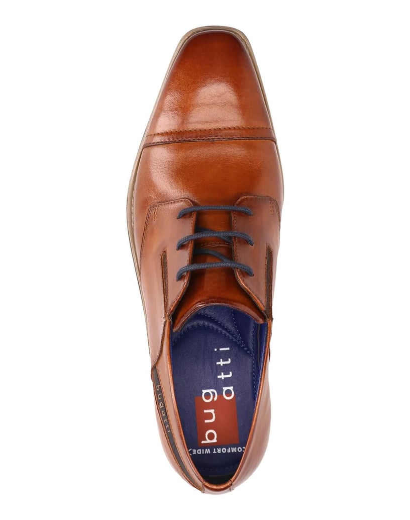 BUGATTI-Business-Schnürer-cognac
