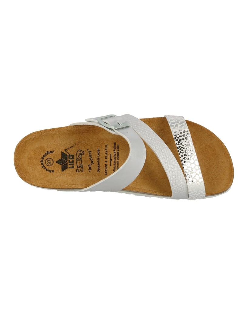 Lico-Pantolette-Natural-Glitter-silber
