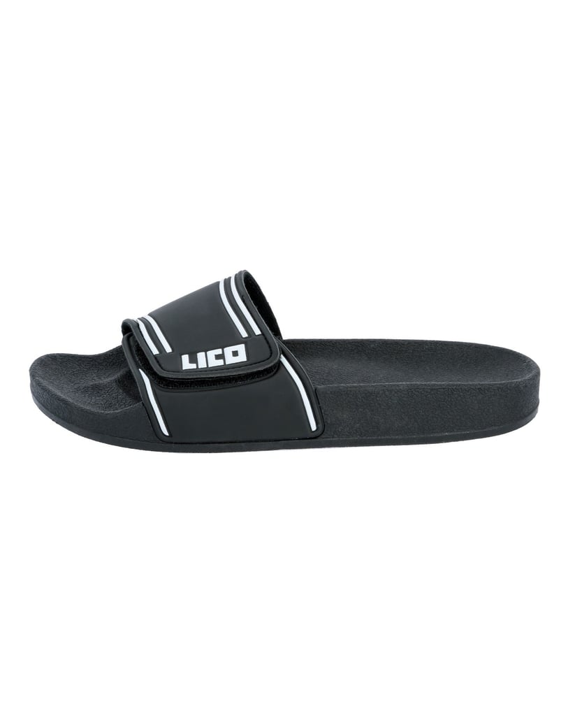 Lico-Badepantolette-Coast-V-schwarz