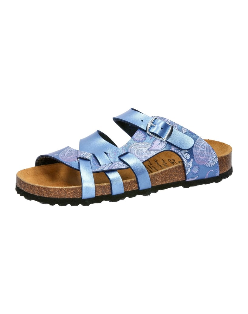 Lico-Pantolette-Bioline-Flora-blau