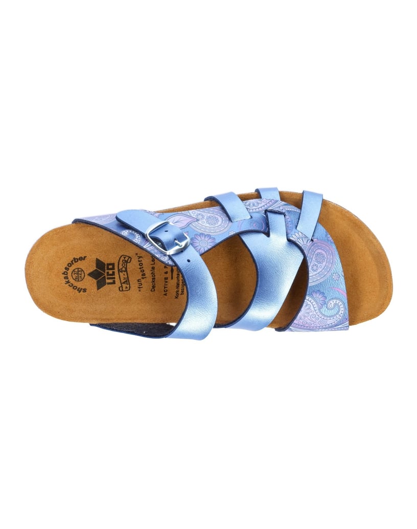 Lico-Pantolette-Bioline-Flora-blau
