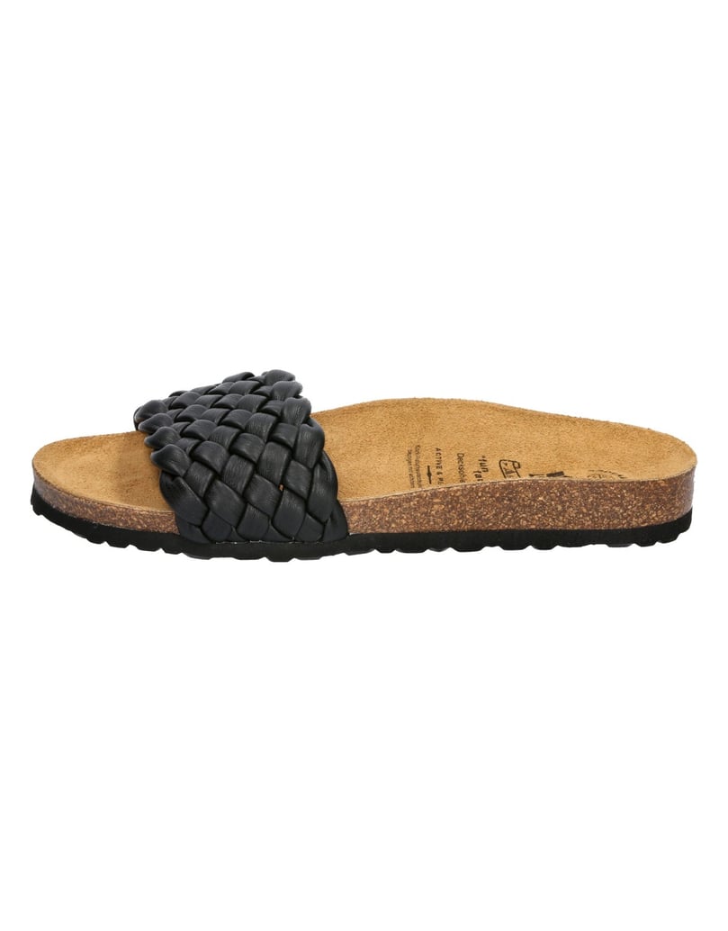 Lico-Pantolette-Bioline-Plait-schwarz