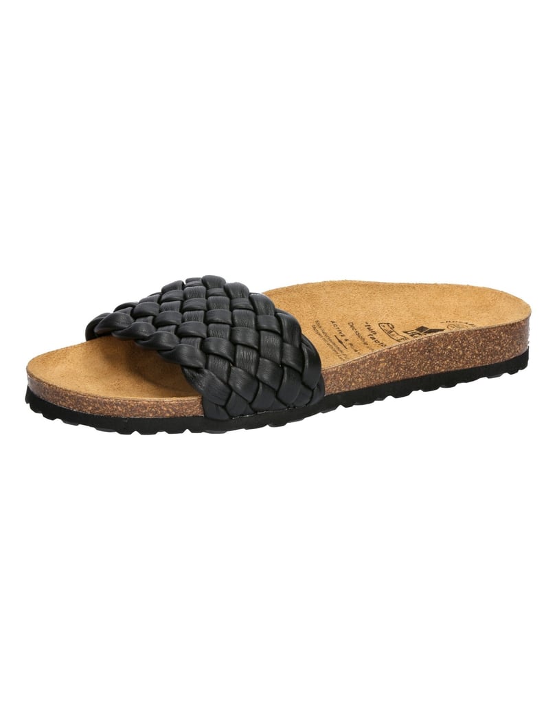Lico-Pantolette-Bioline-Plait-schwarz