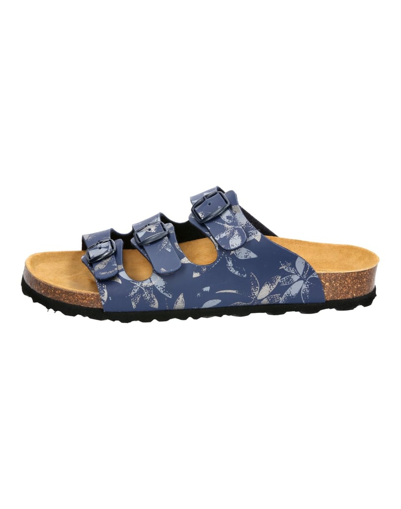 Lico-Pantolette-Bioline-Leave-blau