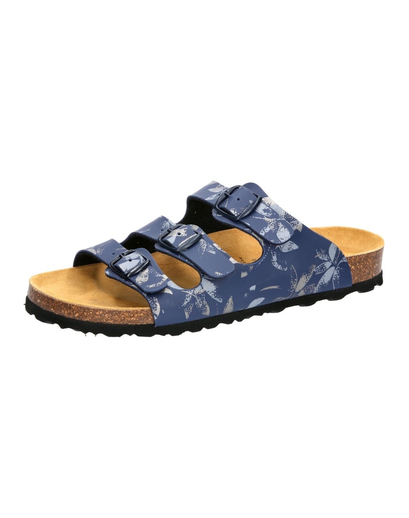 Lico-Pantolette-Bioline-Leave-blau