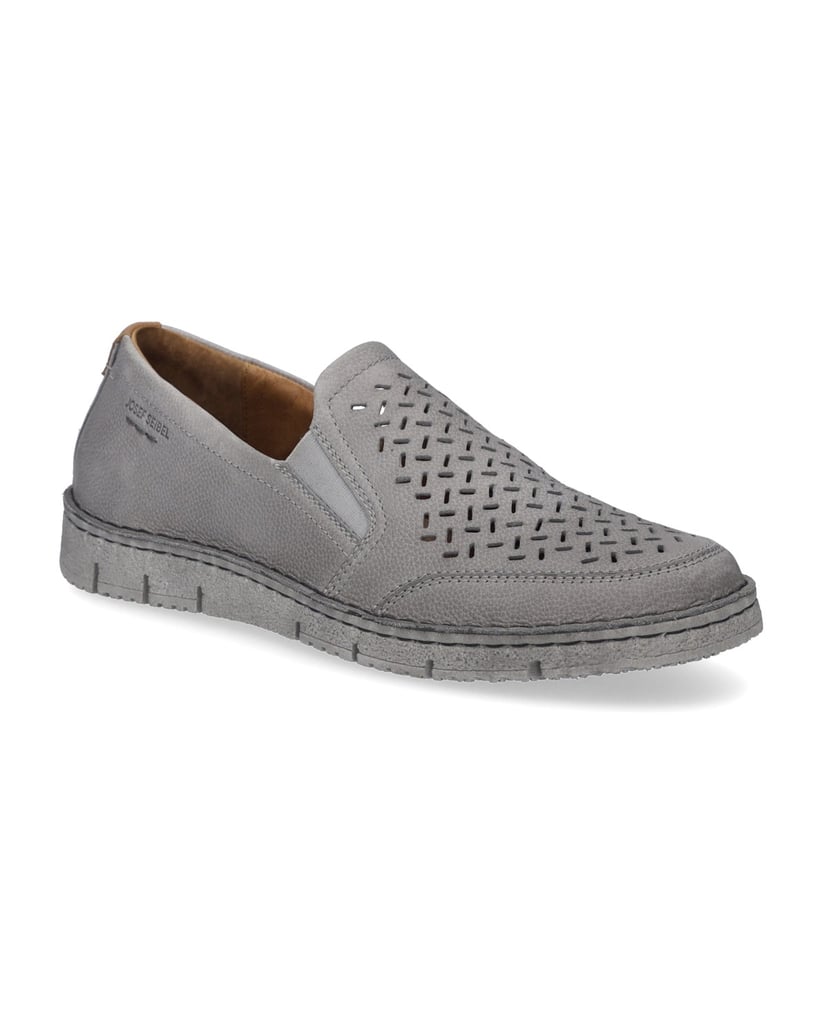 JOSEF-SEIBEL-JOSEF-SEIBEL-Ruben-27-|-Slipper-für-Herren-|-Grau-hellgrau