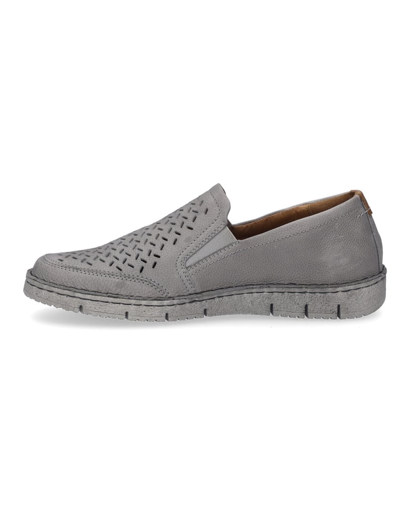 JOSEF-SEIBEL-JOSEF-SEIBEL-Ruben-27-|-Slipper-für-Herren-|-Grau-hellgrau