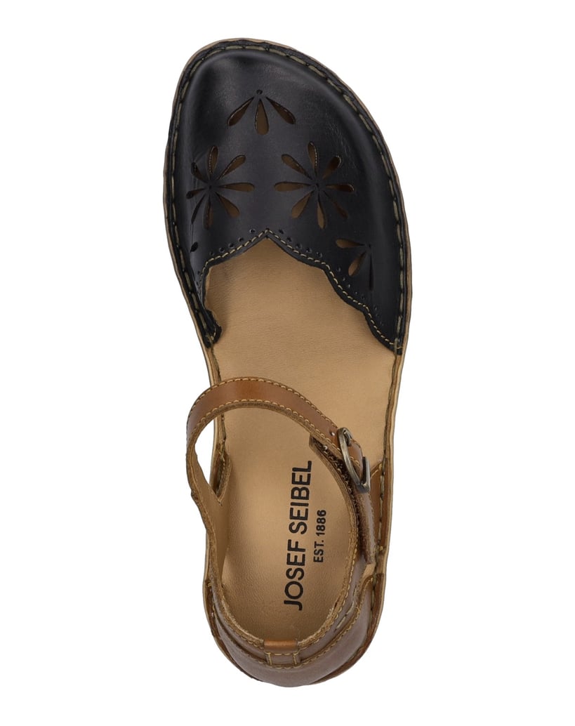 JOSEF-SEIBEL-JOSEF-SEIBEL-Rosalie-04-|-Sandale-für-Damen-|-Schwarz-schwarz