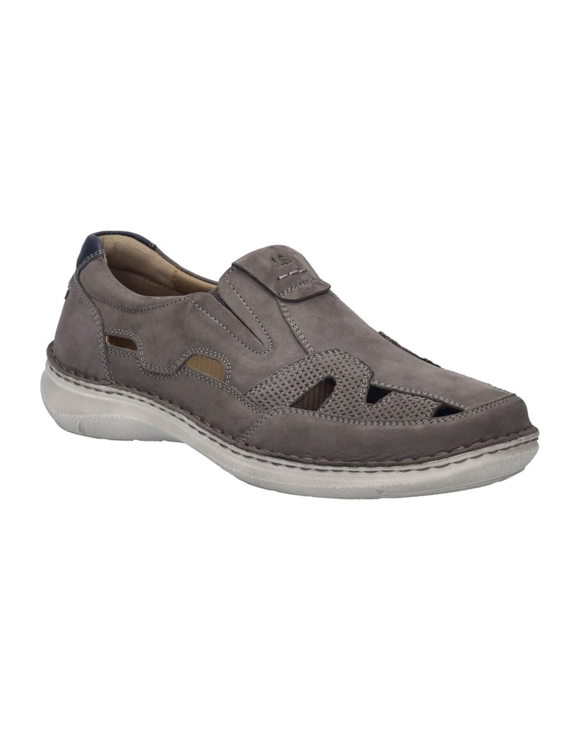 JOSEF-SEIBEL-JOSEF-SEIBEL-New-Anvers-77-|-Slipper-für-Herren-|-Grau-grau