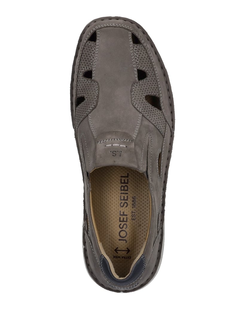 JOSEF-SEIBEL-JOSEF-SEIBEL-New-Anvers-77-|-Slipper-für-Herren-|-Grau-grau