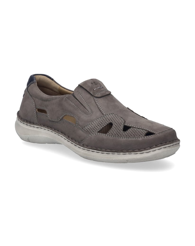 JOSEF-SEIBEL-JOSEF-SEIBEL-New-Anvers-77-|-Slipper-für-Herren-|-Grau-grau