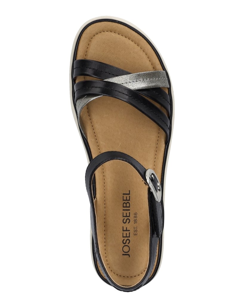 JOSEF-SEIBEL-JOSEF-SEIBEL-Sevran-02-|-Sandale-für-Damen-|-Schwarz-schwarz