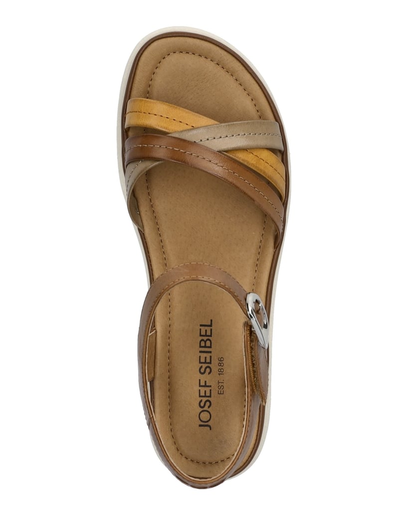 JOSEF-SEIBEL-JOSEF-SEIBEL-Sevran-02-|-Sandale-für-Damen-|-Braun-cognac
