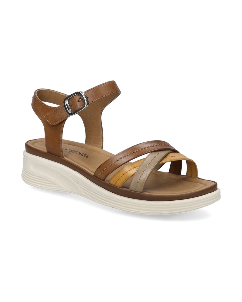 JOSEF-SEIBEL-JOSEF-SEIBEL-Sevran-02-|-Sandale-für-Damen-|-Braun-cognac