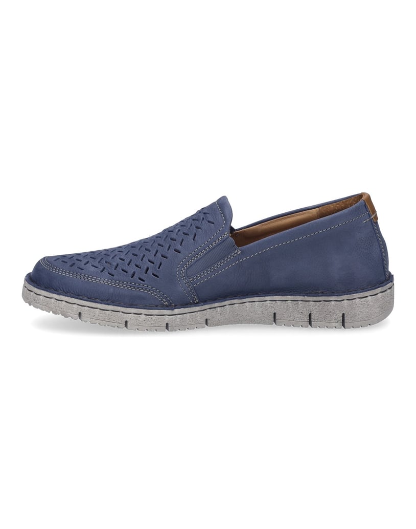 JOSEF-SEIBEL-JOSEF-SEIBEL-Ruben-27-|-Slipper-für-Herren-|-Blau-grau
