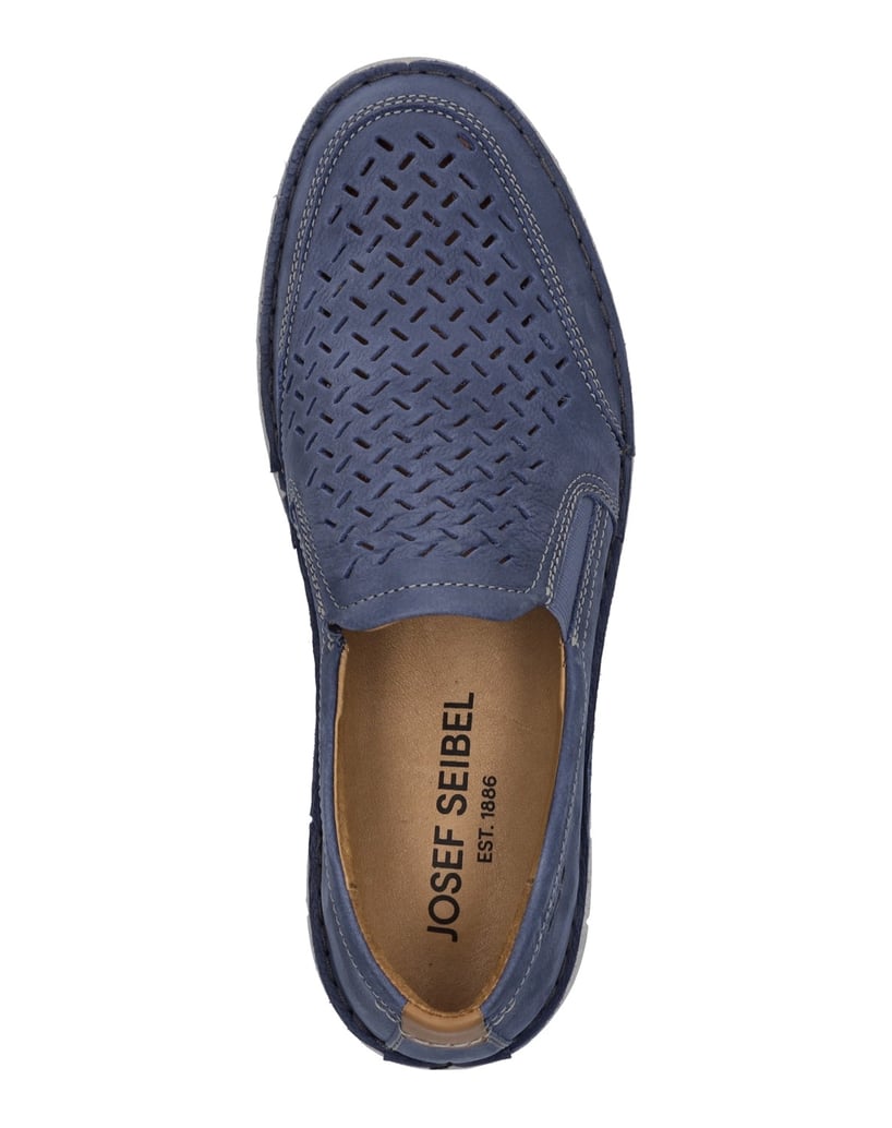 JOSEF-SEIBEL-JOSEF-SEIBEL-Ruben-27-|-Slipper-für-Herren-|-Blau-grau