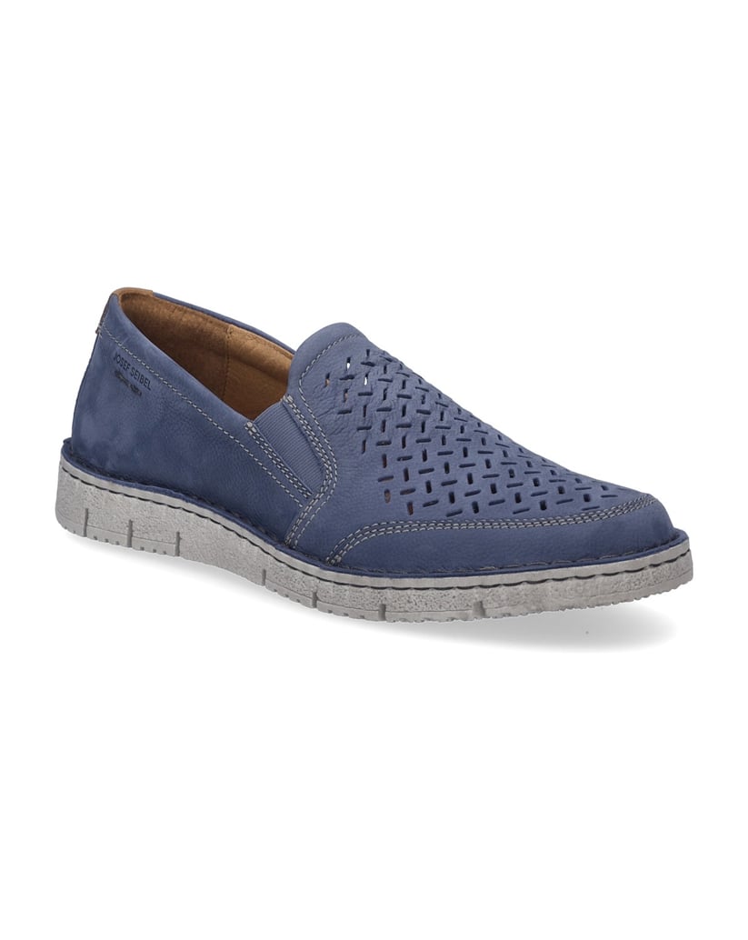 JOSEF-SEIBEL-JOSEF-SEIBEL-Ruben-27-|-Slipper-für-Herren-|-Blau-grau