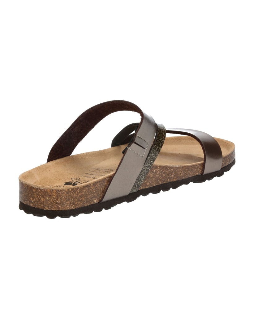 Lico-Pantolette-Bioline-Glitter-braun