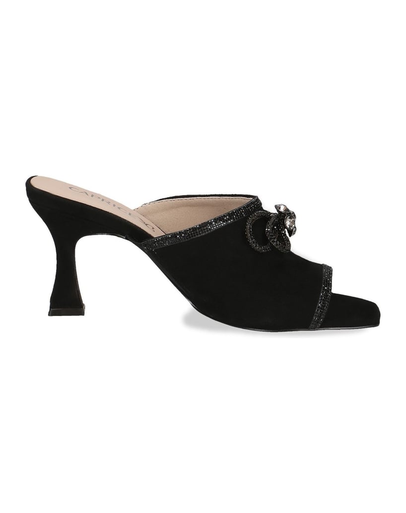 Caprice-Pantolette-schwarz