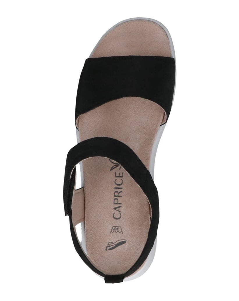 Caprice-Sandale-schwarz