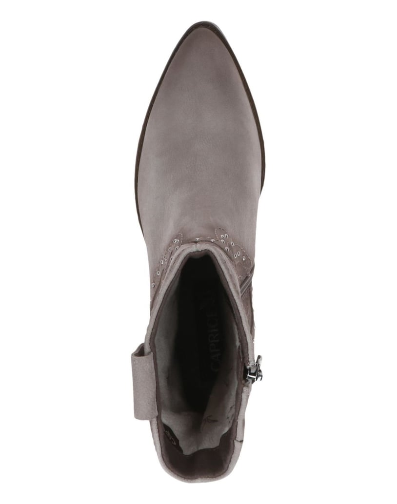 Caprice-Stiefelette-taupe