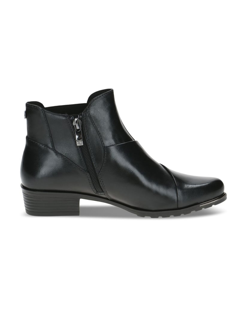 Caprice-Stiefelette-schwarz