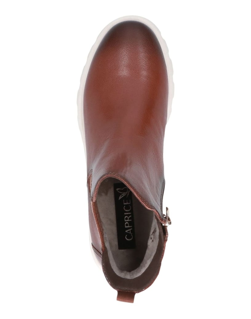 Caprice-Stiefelette-braun