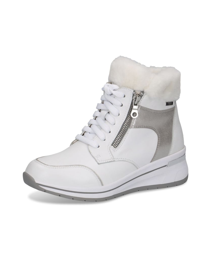 Caprice-Stiefelette-weiss