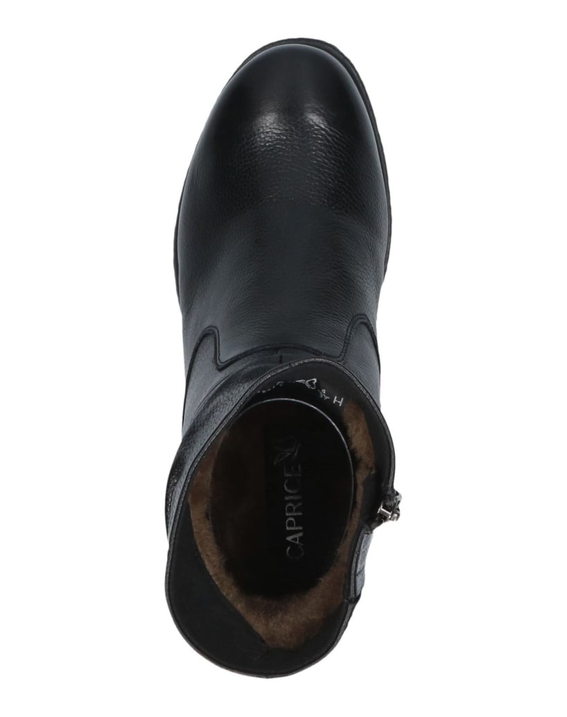Caprice-Stiefelette-schwarz