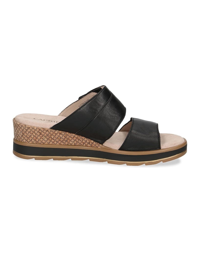 Caprice-Pantolette-schwarz
