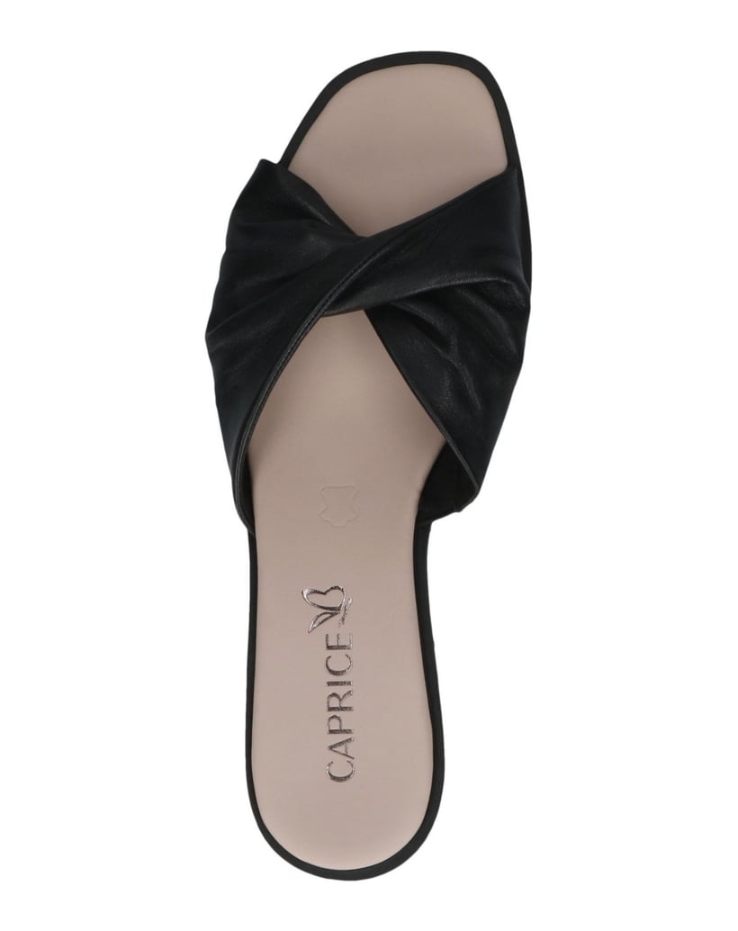 Caprice-Pantolette-schwarz