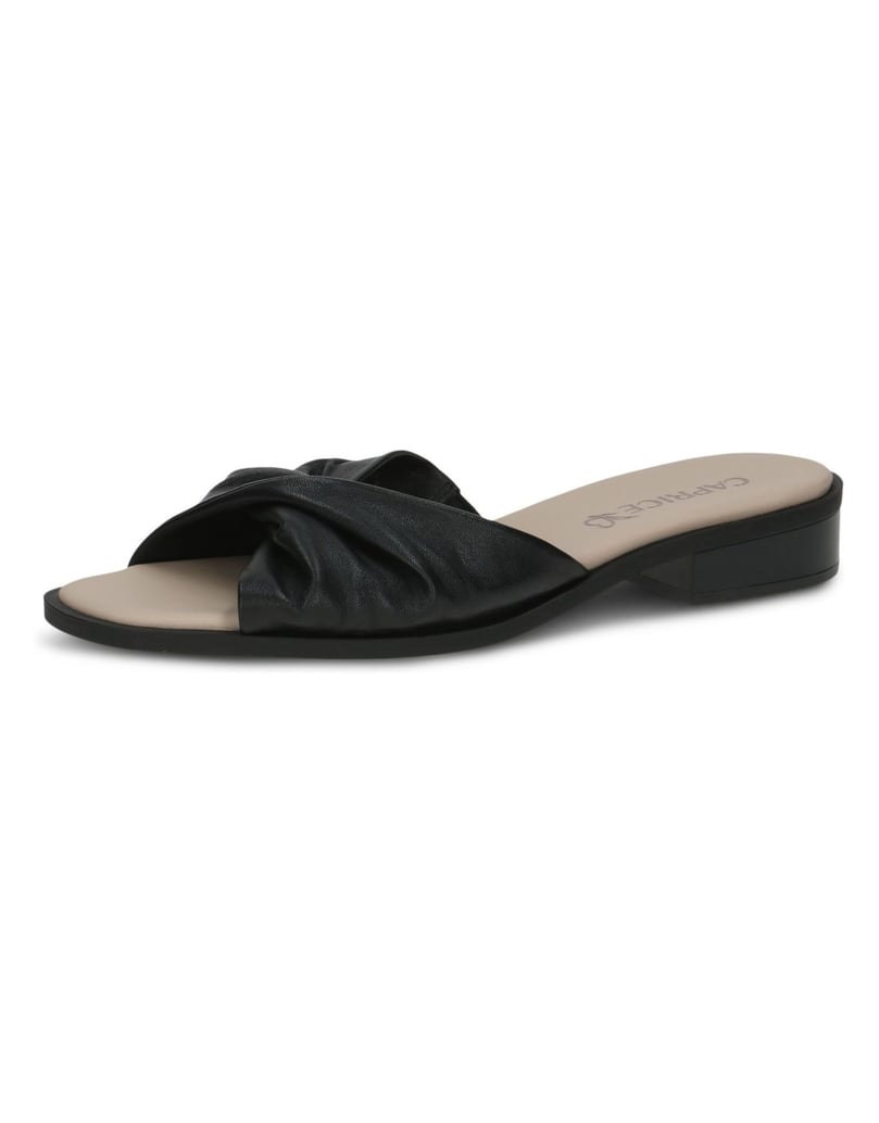 Caprice-Pantolette-schwarz