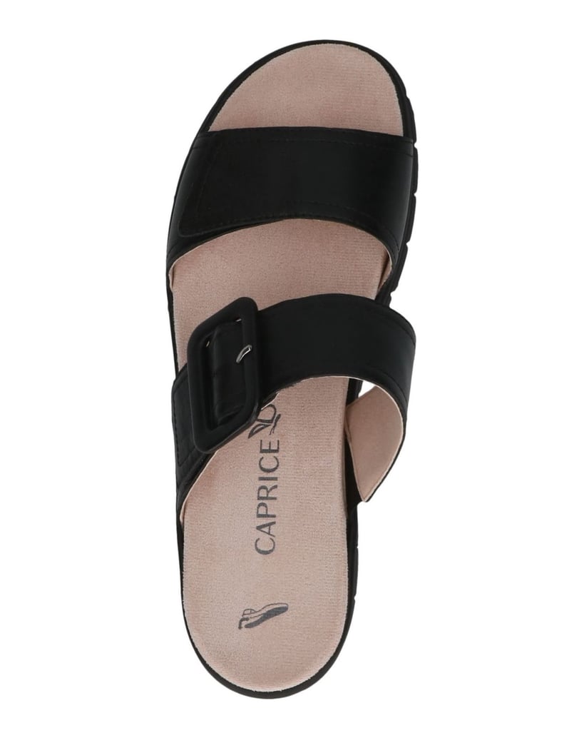 Caprice-Pantolette-schwarz