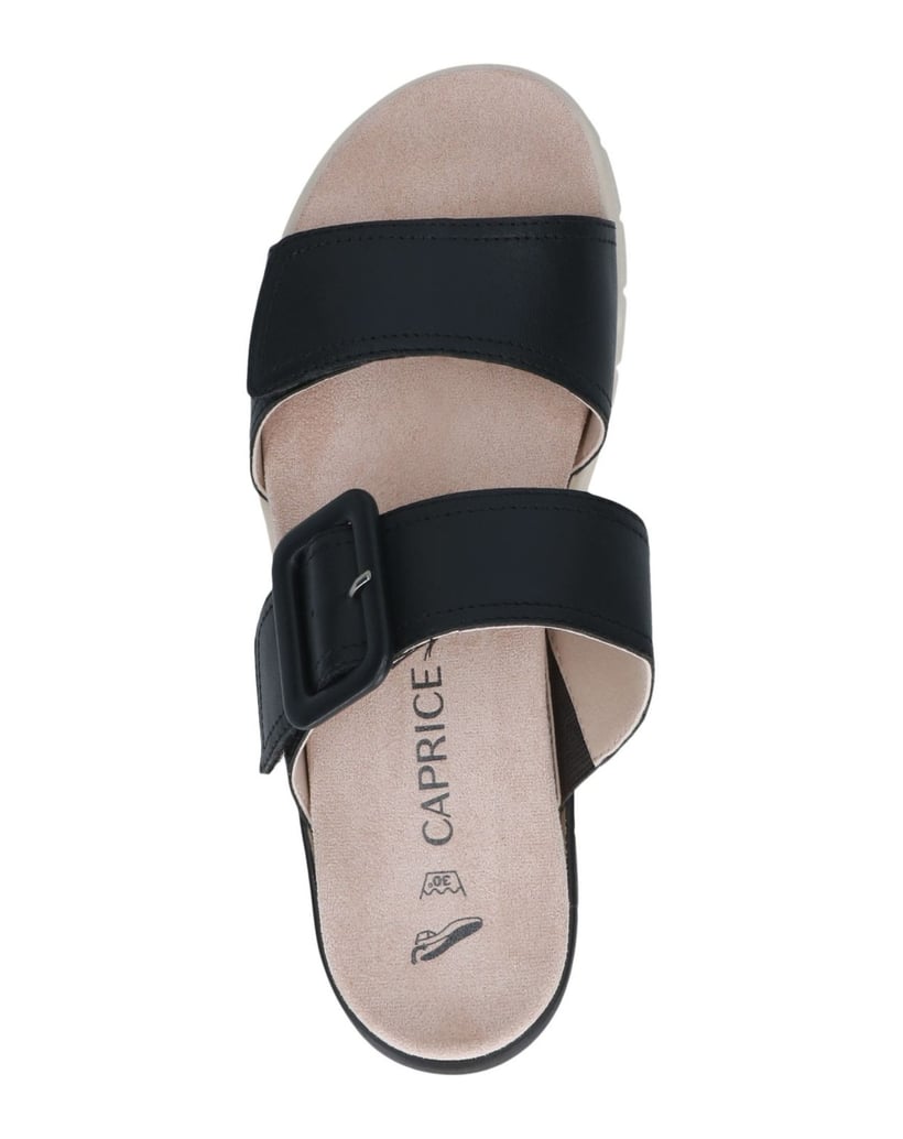 Caprice-Pantolette-schwarz