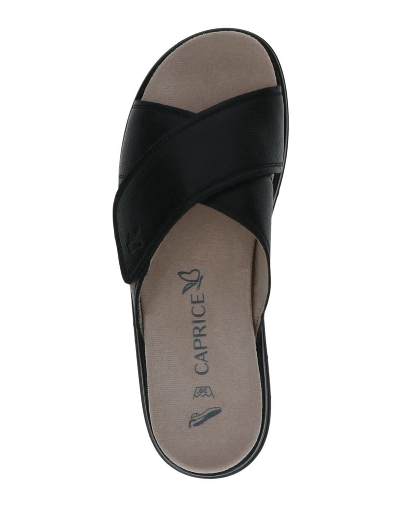 Caprice-Slipper-schwarz