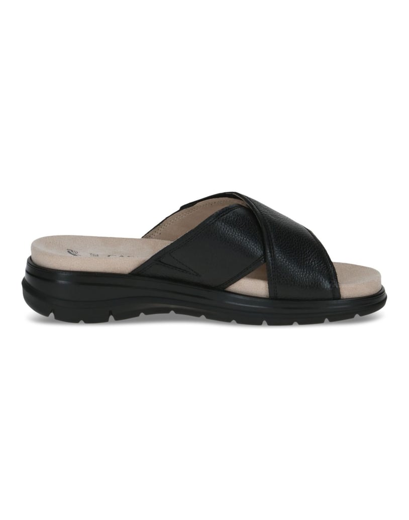 Caprice-Slipper-schwarz