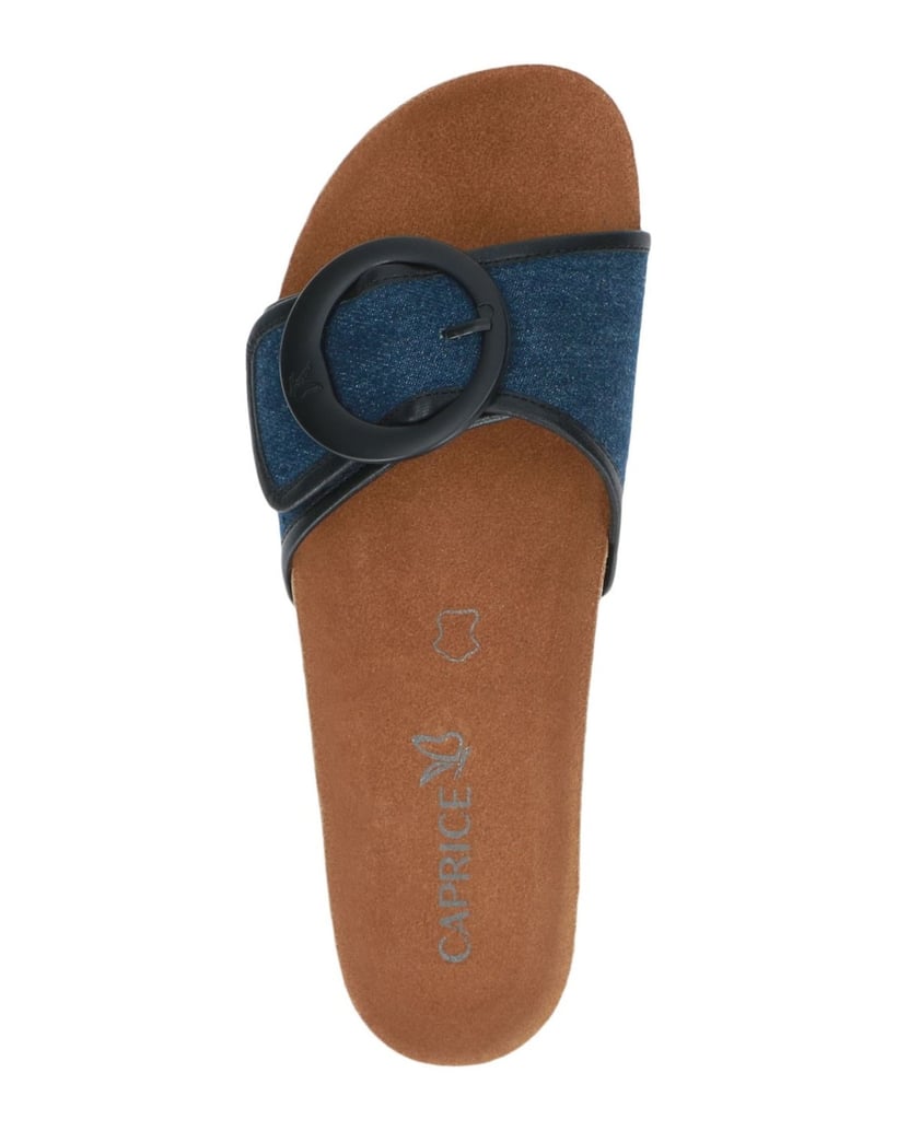 Caprice-Pantolette-blau