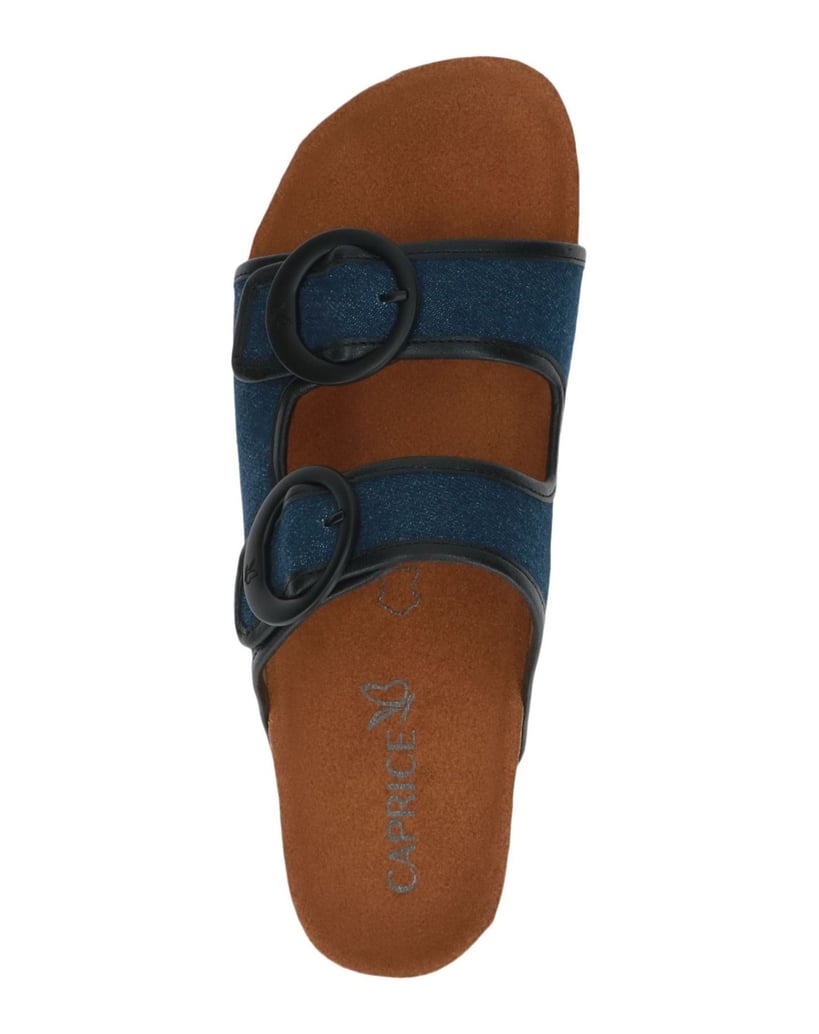 Caprice-Pantolette-blau