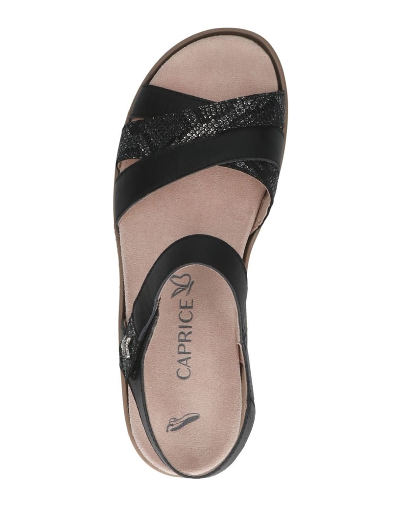 Caprice-Sandale-schwarz