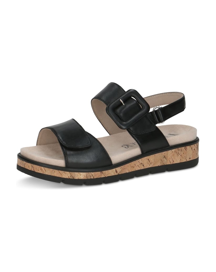 Caprice-Sandale-schwarz