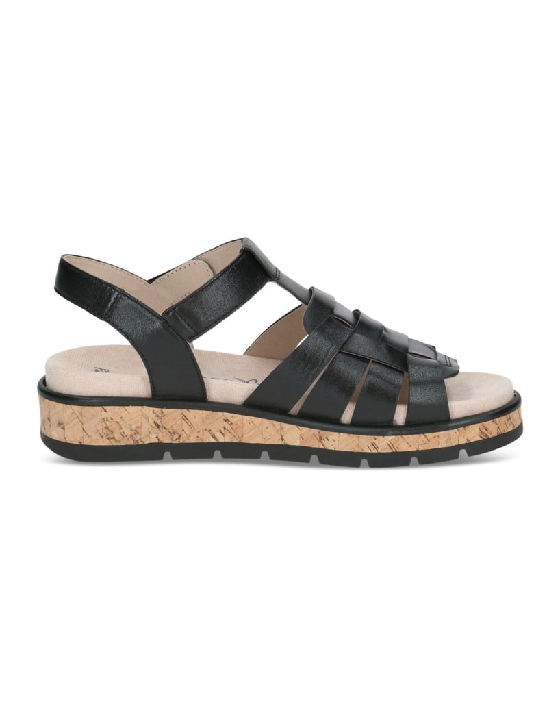 Caprice-Sandale-schwarz